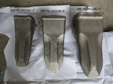 Matériel de construction Komatsu 208-70-14152RC-F en forgeant des dents de seau