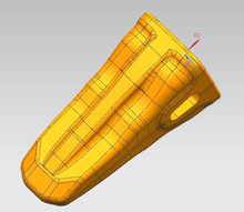 Dents de godet KH23EX Komatsu PC240