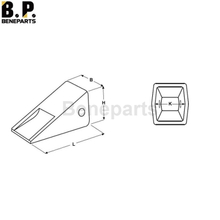 1U3251 Cat J Family J250 Bucket Dentans E311 E312 916 939