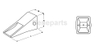 1U3452 Cat J Family J450 Bodet Dentans 225 235 988